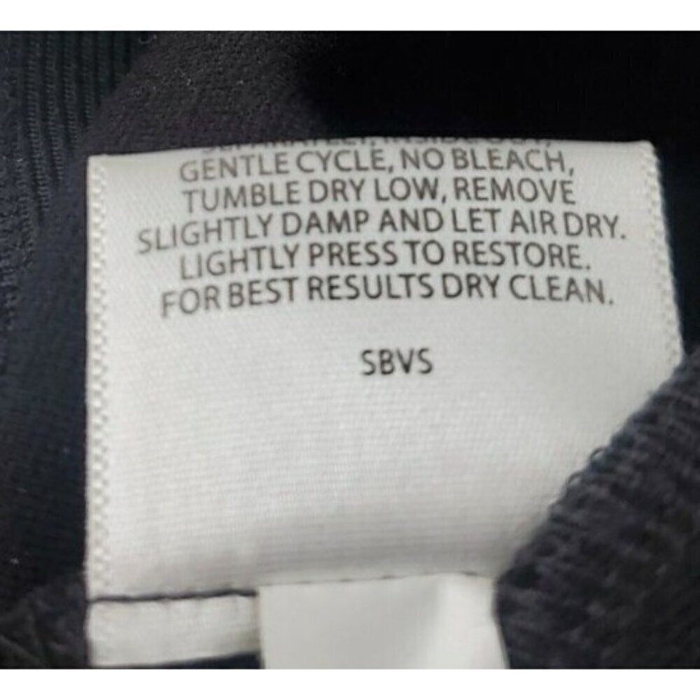 Eileen Fisher Womens Pants Size XS Pull On Black Stretch Knit Straight Leg Slack - Picture 9 of 9